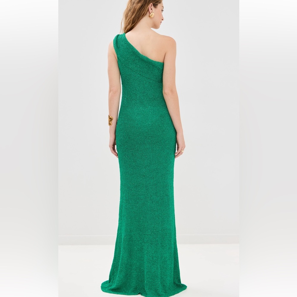 Runaway the Label Silvia Dress Emerald Green / Quality Fabric / XXS Gown Maxi - Picture 8 of 8